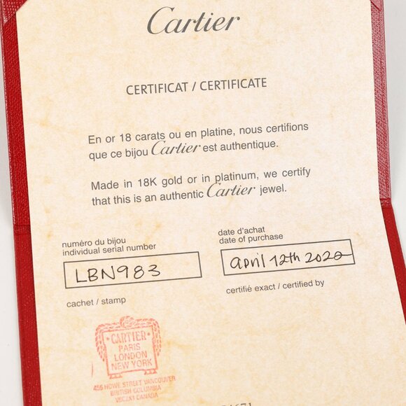 Cartier Love 18k Rose Gold Diamond Pave Ring - Picture 6 of 6